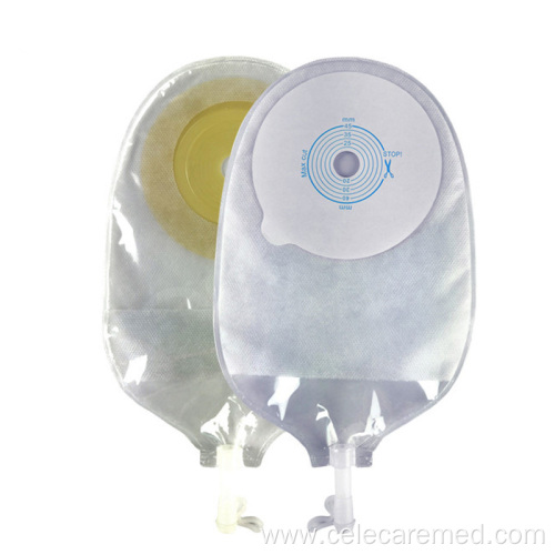 Hydrocoilled Adhesive Medical One Piece Disposal Ostomy Bag